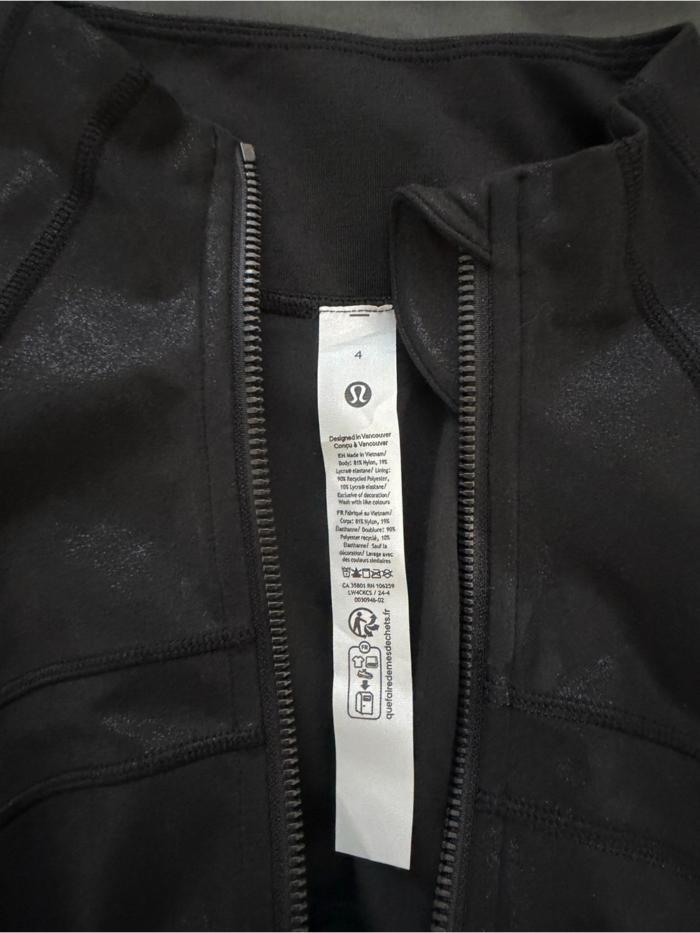 lululemon glitter define jacket